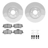 Dynamic Friction 2011-2015 Kia Optima Front Geospec Rotors with 5000 Advanced Brake Pads w/Hardware by Dynamic Friction Company 4512-03094