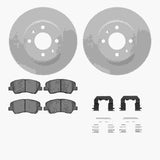 Dynamic Friction 2012-2017 Dodge Attitude Front Geospec Rotors with 5000 Advanced Brake Pads w/Hardware by Dynamic Friction Company 4512-03163
