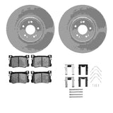 Dynamic Friction 2018-2020 Genesis G80 Front Geospec Rotors with 5000 Advanced Brake Pads w/Hardware by Dynamic Friction Company 4512-03188