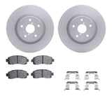 Dynamic Friction 2019-2024 Subaru Forester Front Geospec Rotors with 5000 Advanced Brake Pads w/Hardware by Dynamic Friction Company 4512-13088