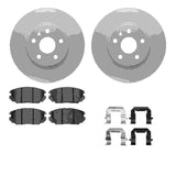 Dynamic Friction 2010-2017 Buick Allure Front Geospec Rotors with 5000 Advanced Brake Pads w/Hardware by Dynamic Friction Company 4512-45053