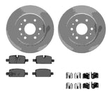 Dynamic Friction 2021-2025 Chevrolet Tahoe Rear Geospec Rotors with 5000 Advanced Brake Pads w/Hardware by Dynamic Friction Company 4512-47126