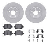 Dynamic Friction 2004-2012 Chevrolet Malibu Front Geospec Rotors with 5000 Advanced Brake Pads w/Hardware by Dynamic Friction Company 4512-53013