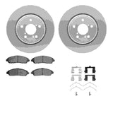 Dynamic Friction 2016-2025 Acura MDX Front Geospec Rotors with 5000 Advanced Brake Pads w/Hardware by Dynamic Friction Company 4512-59182