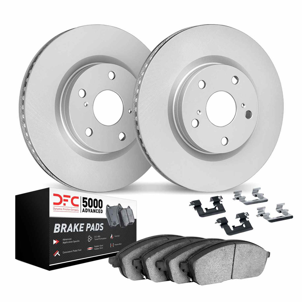 Dynamic Friction 2002-2025 Infiniti G35 Rear Geospec Rotors with 5000 ...