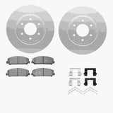 Dynamic Friction 2007-2024 Infiniti QX56 Front Geospec Rotors with 5000 Advanced Brake Pads w/Hardware by Dynamic Friction Company 4512-67140