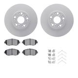 Dynamic Friction 1993-2010 Lexus GS400 Front Geospec Rotors with 5000 Advanced Brake Pads w/Hardware by Dynamic Friction Company 4512-75039