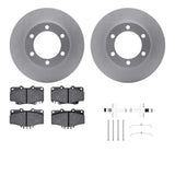 Dynamic Friction 1995-2004 Toyota Tacoma Front Geospec Rotors with 5000 Advanced Brake Pads w/Hardware by Dynamic Friction Company 4512-76167