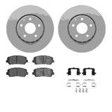 Dynamic Friction 2016-2025 Mazda CX-5 Front Geospec Rotors with 5000 Advanced Brake Pads w/Hardware by Dynamic Friction Company 4512-80105