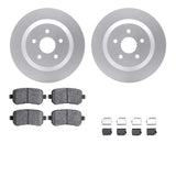 Dynamic Friction 2004-2007 Ford Freestar Rear Geospec Rotors with 5000 Advanced Brake Pads w/Hardware by Dynamic Friction Company 4512-99084