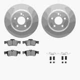 Dynamic Friction 2003-2006 Mercedes-Benz SL500 Rear Geospec Rotors with Euro 5000 Ceramic Brake Pads w/Hardware by Dynamic Friction Company 4612-63047