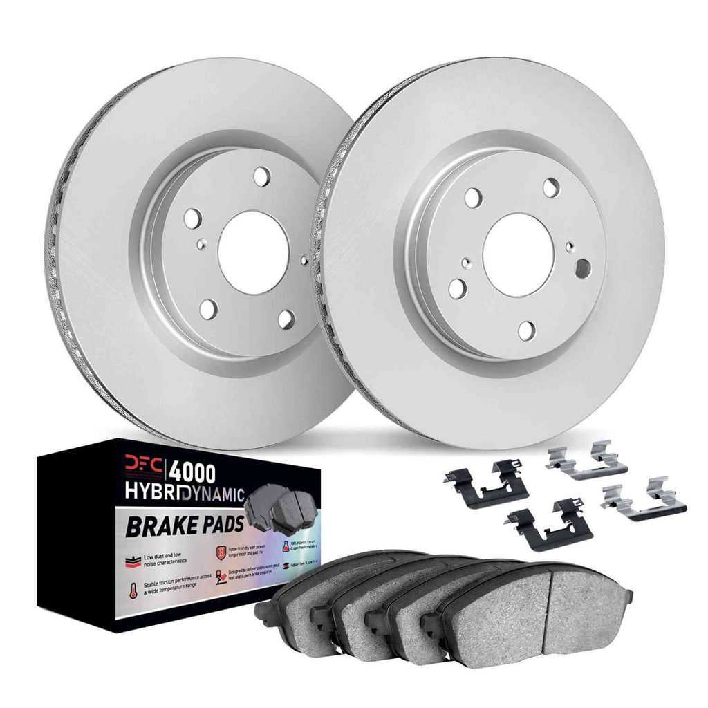 Dynamic Friction 2010-2025 Scion FR-S Rear Geospec Rotors w/4000 ...