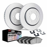 Dynamic Friction 2004-2008 Chevrolet Colorado Front Geospec Rotors w/4000 HybriDynamic Brake Pads w/Hardware by Dynamic Friction Company 4812-48033