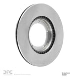 Dynamic Friction 1967-1988 Porsche 924 Front Brake Rotor (282.5x20 Vented) by Dynamic Friction Company 600-02001
