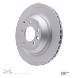 Dynamic Friction 2005-2018 Porsche Cayenne Rear Brake Rotor (358x28 Vented) by Dynamic Friction Company 600-02089