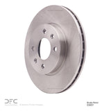 Dynamic Friction 2006-2012 Dodge Attitude (Mexico) Front Brake Rotor (256x22.1 Vented) by Dynamic Friction Company 600-03001