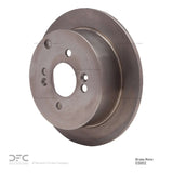 Dynamic Friction 2006-2012 Dodge Attitude (Mexico) Rear Brake Rotor (262x10 Solid) by Dynamic Friction Company 600-03002