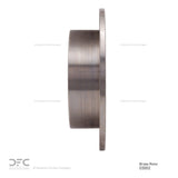 Dynamic Friction 2006-2012 Dodge Attitude (Mexico) Rear Brake Rotor (262x10 Solid) by Dynamic Friction Company 600-03002