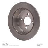 Dynamic Friction 2006-2012 Dodge Attitude (Mexico) Rear Brake Rotor (262x10 Solid) by Dynamic Friction Company 600-03002