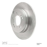 Dynamic Friction 2005-2020 Hyundai Sonata Rear Brake Rotor (283x10 Solid) by Dynamic Friction Company 600-03021