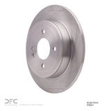 Dynamic Friction 2012-2025 Dodge Attitude (Mexico) Rear Brake Rotor (262x10 Solid) by Dynamic Friction Company 600-03041