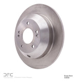 Dynamic Friction 2010-2021 Hyundai Santa Fe Rear Brake Rotor (302x11 Solid) by Dynamic Friction Company 600-03050