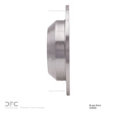 Dynamic Friction 2010-2021 Hyundai Santa Fe Rear Brake Rotor (302x11 Solid) by Dynamic Friction Company 600-03050