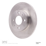 Dynamic Friction 2009-2019 Fiat 500 (USA/Canada) Rear Brake Rotor (240x11 Solid) by Dynamic Friction Company 600-07001