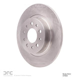 Dynamic Friction 2014-2019 Fiat 500L Rear Brake Rotor (264x10 Solid) by Dynamic Friction Company 600-07003
