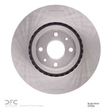 Dynamic Friction 2012-2019 Fiat 500E Front Brake Rotor (284x22 Vented) by Dynamic Friction Company 600-07004