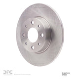 Dynamic Friction 2013-2019 Fiat 500E Rear Brake Rotor (251x10 Solid) by Dynamic Friction Company 600-07005