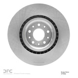 Dynamic Friction 2014-2019 Fiat 500L Front Brake Rotor (305x28 Vented) by Dynamic Friction Company 600-07006
