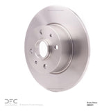 Dynamic Friction 1979-1982 Lancia Zagato Rear Brake Rotor (251x10 Solid) by Dynamic Friction Company 600-08001