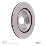 Dynamic Friction 2014-2024 Land Rover Range Rover Rear Brake Rotor (350x25 Vented) by Dynamic Friction Company 600-11026
