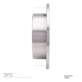 Dynamic Friction 1999-2002 Daewoo Nubira Rear Brake Rotor (258x10.3 Solid) by Dynamic Friction Company 600-18003