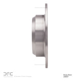 Dynamic Friction 1990-1995 Jaguar XJ12 Rear Brake Rotor (295x10 Solid) by Dynamic Friction Company 600-20007
