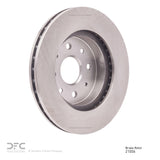 Dynamic Friction 2003-2005 Kia Rio Front Brake Rotor (254x24 Vented) by Dynamic Friction Company 600-21006