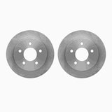 Dynamic Friction 1991-1992 Lincoln Mark VII Rear Rotors by Dynamic Friction Company 6002-55002