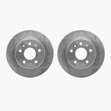 Dynamic Friction 1961-1991 Mercedes-Benz 230S Rear Rotors by Dynamic Friction Company 6002-63003