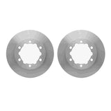 Dynamic Friction 2007-2025 American Coach American Patriot Rear Rotors by Dynamic Friction Company 6002-63087