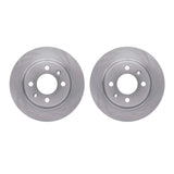 Dynamic Friction 1986-1998 Saab 9000 Rear Rotors by Dynamic Friction Company 6002-65006
