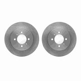 Dynamic Friction 1991-1994 Nissan NX Rear Rotors by Dynamic Friction Company 6002-67038