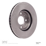 Dynamic Friction 1993-1995 Volvo 850 Front Brake Rotor (280x26 Vented) by Dynamic Friction Company 600-27016