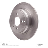 Dynamic Friction 1993-1995 Volvo 850 Rear Brake Rotor (295x9.5 Solid) by Dynamic Friction Company 600-27017
