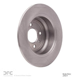 Dynamic Friction 1993-1995 Volvo 850 Rear Brake Rotor (295x9.5 Solid) by Dynamic Friction Company 600-27017