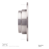 Dynamic Friction 1993-1995 Volvo 850 Rear Brake Rotor (295x9.5 Solid) by Dynamic Friction Company 600-27017