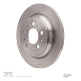Dynamic Friction 1999-2000 Volvo S70/V70 Rear Brake Rotor (288x12 Solid) by Dynamic Friction Company 600-27029