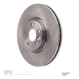 Dynamic Friction 2016-2017 Volvo XC60 Front Brake Rotor (324x28 Vented) by Dynamic Friction Company 600-27055
