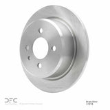 Dynamic Friction 1984-1991 BMW 325is Rear Brake Rotor (258x10 Solid) by Dynamic Friction Company 600-31018