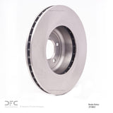 Dynamic Friction 2004-2010 BMW 650i Convertible Front Brake Rotor (348x30 Vented) by Dynamic Friction Company 600-31063
